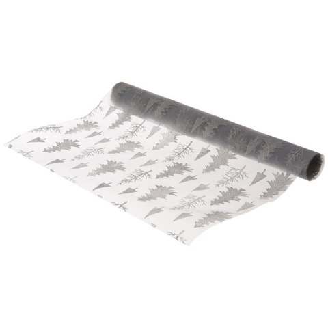 Bieżnik na stół ławę świąteczny szary 36.5x200CM HOME STYLING COLLECTION 728021