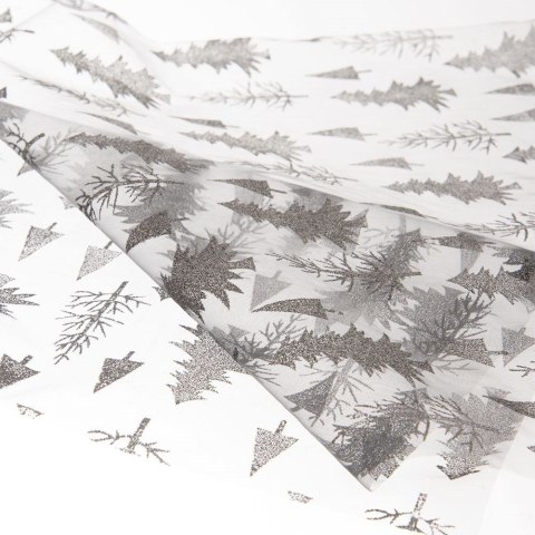 Bieżnik na stół ławę świąteczny szary 36.5x200CM HOME STYLING COLLECTION 728021