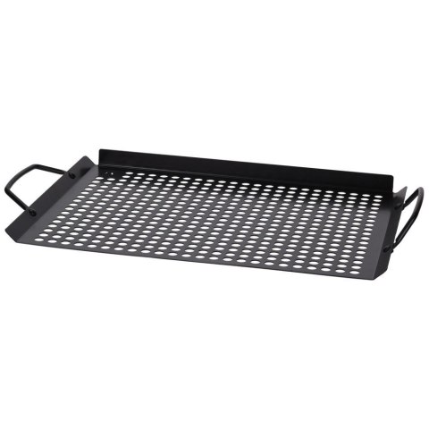 Blacha do grillowania stalowa perforowana 43x28cm VAGGAN 489007