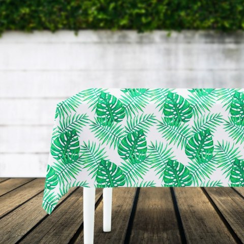 Cerata plamoodporna na stół obrus liście 180x130CM VILDE 139624