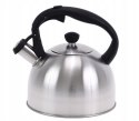 Czajnik stalowy na gaz 2.5L, indukcja, srebrny, KRISBERG KS-2594