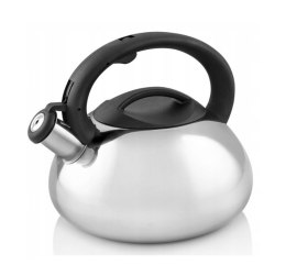 Czajnik stalowy na gaz 3.0L, indukcja, srebrny, KRISBERG KS-2591