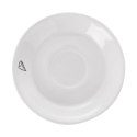 Filiżanka do kawy ze spodkiem ceramiczna biała do espresso 90ml 2 sztuki ORION 128817