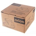 Filiżanka do kawy ze spodkiem do kawy espresso ceramiczna czarna TEA TIME 95ml ORION 112436