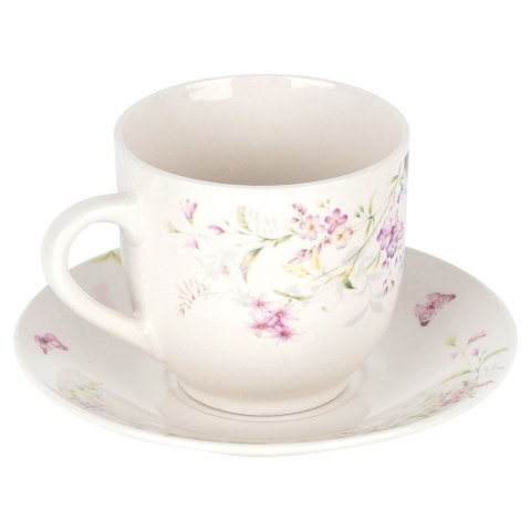 Filiżanka do kawy ze spodkiem porcelanowa 200ml SIAKI COLLECTION 139706