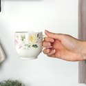 Filiżanka do kawy ze spodkiem porcelanowa 200ml SIAKI COLLECTION 139706