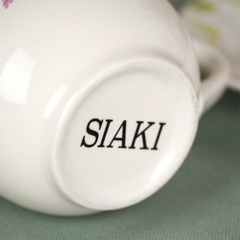 Filiżanka do kawy ze spodkiem porcelanowa 200ml SIAKI COLLECTION 139706