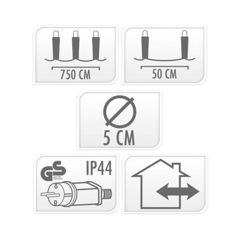 Girlanda ogrodowa LED 7.5 m 10 szt. PROGARDEN 841809