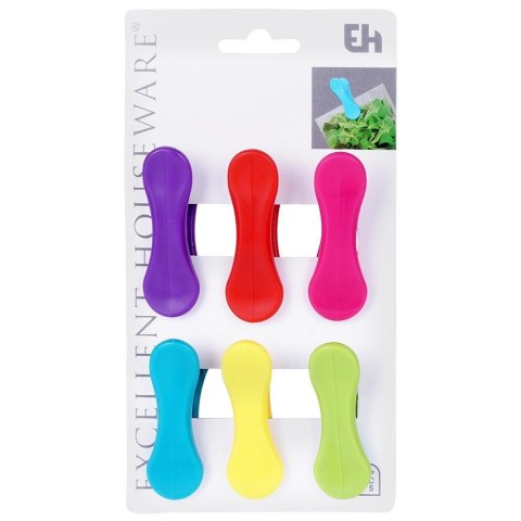 Klipsy do zamykania torebek przypraw na torebki 6 sztuk EXCELLENT HOUSEWARE 142502