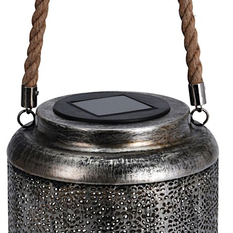 Lampion ogrodowy solarny metalowy 19.5cm HOME STYLING COLLECTION 339086