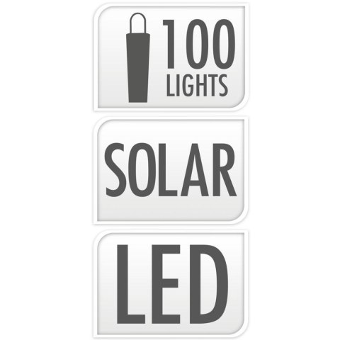 Lampki ogrodowe solarne 100 LED 12 m PROGARDEN 339017