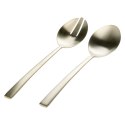 Łyżki do sałatek surówek stalowe złote 25cm 2 sztuki EXCELLENT HOUSEWARE 139746