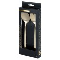 Łyżki do sałatek surówek stalowe złote 25cm 2 sztuki EXCELLENT HOUSEWARE 139746