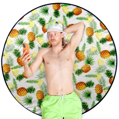 Mata piknikowa. plażowa okrągła 138cm PROBEACH 991129-A