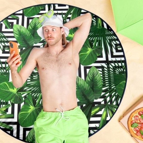 Mata piknikowa. plażowa okrągła 138cm PROBEACH 991129-R