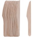 Noże jednorazowe drewniane 16.5cm 20 sztuk VILDE 139068