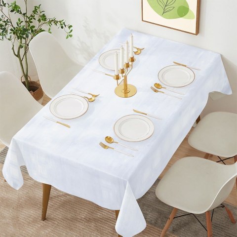 Obrus plamoodporny na stół biały 180x130CM EXCELLENT HOUSEWARE 139798