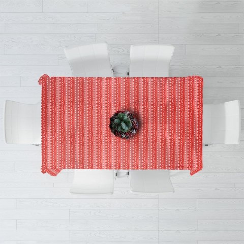 Obrus plamoodporny na stół czerwony 180x130CM EXCELLENT HOUSEWARE 569551-W2