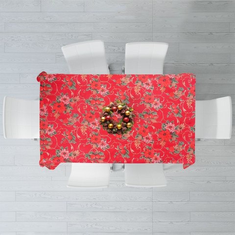 Obrus świąteczny plamoodporny na stół 180x130CM EXCELLENT HOUSEWARE 139693-W1
