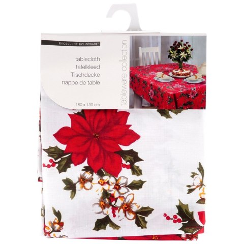 Obrus świąteczny plamoodporny na stół 180x130CM EXCELLENT HOUSEWARE 139693-W3