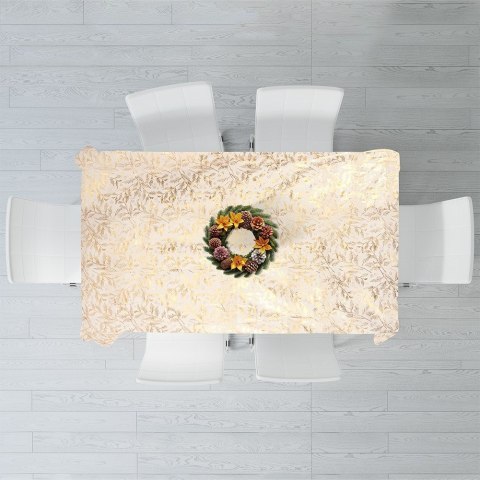 Obrus świąteczny plamoodporny na stół 220x150CM EXCELLENT HOUSEWARE 139697-B