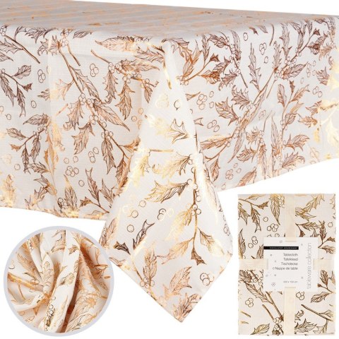 Obrus świąteczny plamoodporny na stół 220x150CM EXCELLENT HOUSEWARE 139697-B