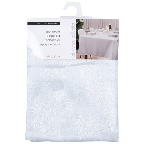 Obrus świąteczny plamoodporny na stół 220x150CM EXCELLENT HOUSEWARE 139799