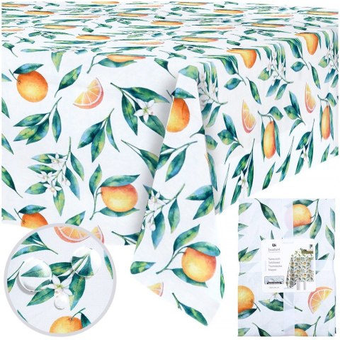 Obrus wodoodporny plamoodporny na stół 180x130CM EXCELLENT HOUSEWARE 139800-W2