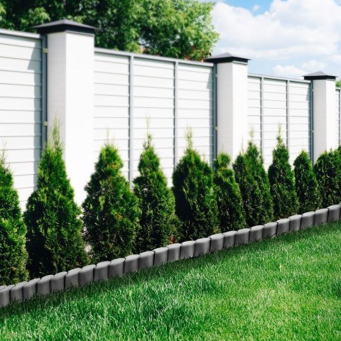 Palisada ogrodowa grafitowa 4.1 m 32 ele. VILDE 351008-G