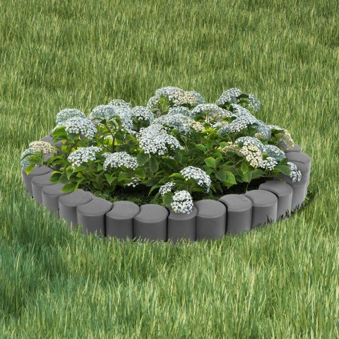 Palisada ogrodowa grafitowa 4.1 m 32 ele. VILDE 351008-G