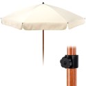 Parasol ogrodowy kremowy regulowany 200cm AMBIANCE 339129