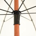Parasol ogrodowy kremowy regulowany 200cm AMBIANCE 339129