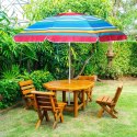 Parasol ogrodowy regulowany 144cm PROBEACH 812323