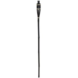 Pochodnia ogrodowa bambusowa czarna na naftę 120cm PROGARDEN 871350