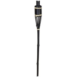Pochodnia ogrodowa bambusowa czarna na naftę 65cm PROGARDEN 871349