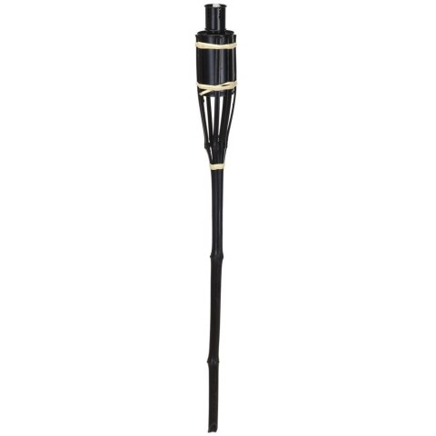 Pochodnia ogrodowa bambusowa czarna na naftę 65cm PROGARDEN 871349