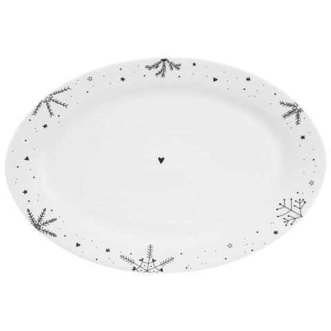Półmisek na przekąski przystawki porcelanowy owalny 35x23.5cm ORION 129546