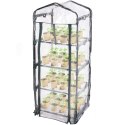 Szklarnia ogrodowa balkonowa z półkami 4-piętrowa 50x45x105cm PROGARDEN 339003