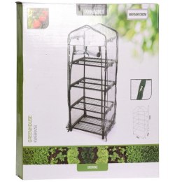 Szklarnia ogrodowa balkonowa z półkami 4-piętrowa 50x45x105cm PROGARDEN 339003