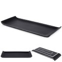 Talerz na przekąski przystawki do serwowania ceramiczny czarny 34.5x13.5cm HIT 139242