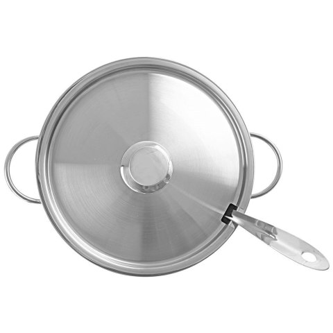 Waza na zupę do zupy stalowa z pokrywą 4.5L ORION 128609