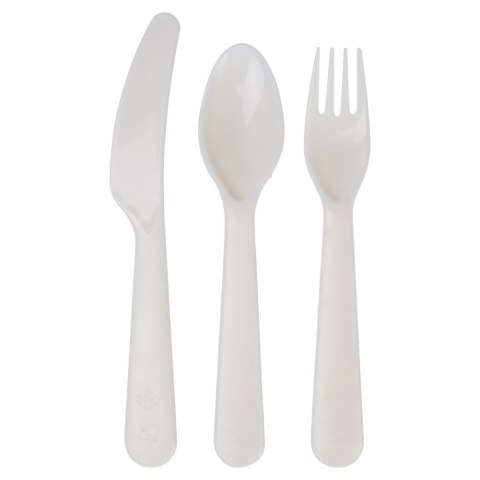 Zestaw sztućców komplet plastikowy sztućce dla 6 osób 18-ele ALPINA 139334