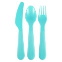 Zestaw sztućców komplet plastikowy sztućce dla 6 osób 18-ele EXCELLENT HOUSEWARE 139342