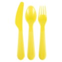 Zestaw sztućców komplet plastikowy sztućce dla 6 osób 18-ele EXCELLENT HOUSEWARE 139342