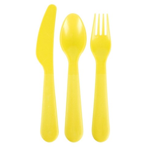 Zestaw sztućców komplet plastikowy sztućce dla 6 osób 18-ele EXCELLENT HOUSEWARE 139342