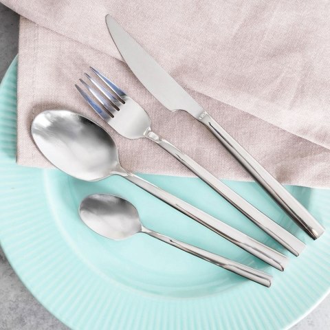 Zestaw sztućców komplet stalowy sztućce dla 6 osób SERENITY 24-ele NAVA 10-123-025