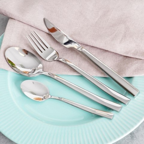 Zestaw sztućców komplet stalowy sztućce dla 6 osób SERENITY 24-ele NAVA 10-123-025