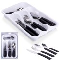 Zestaw sztućców komplet sztućce dla 6 osób z wkładem do szuflady szuflad 25-ele EXCELLENT HOUSEWARE 139392
