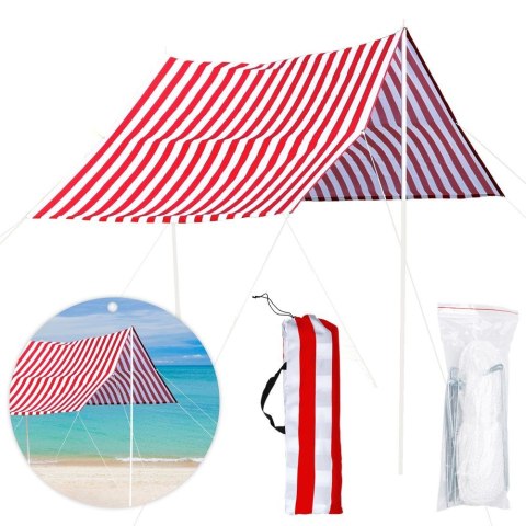 Baldachim plażowy podwójny 165x297x170cm PROBEACH 489194-C