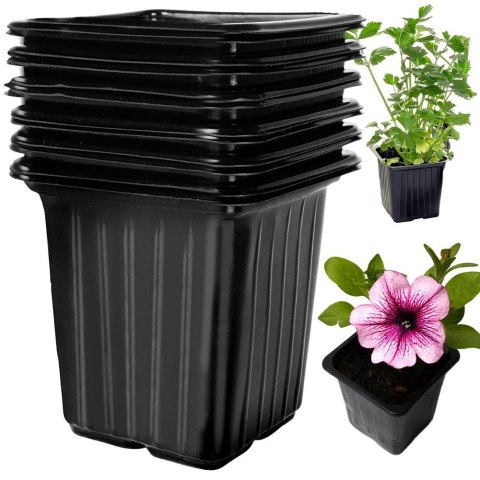Doniczki do wysiewu plastikowe 8x8cm 12 szt. PROGARDEN 339292